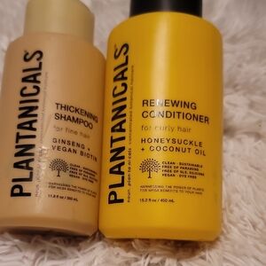 Renewing Conditioner and Thickening Shampoo Set - Yellow and Cream